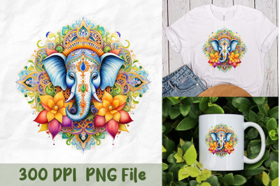 Elephant Mandala Spirit Design