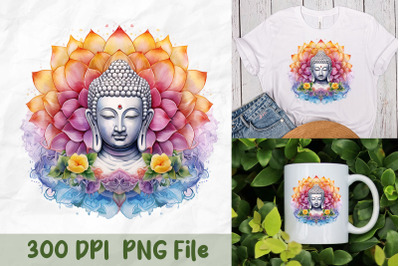 Serene Buddha Sublimation Design