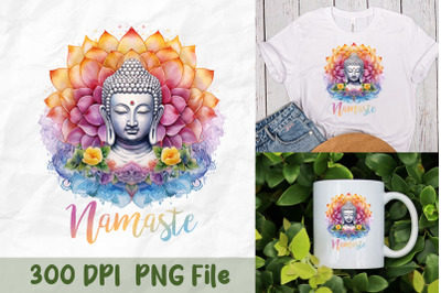 Namaste Buddha Yoga Art