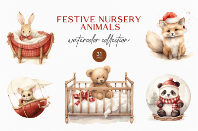 Festive Nursery Animals