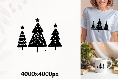 Minimal Fir Tree Illustration