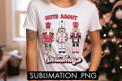 Nuts About Christmas PNG Sublimation