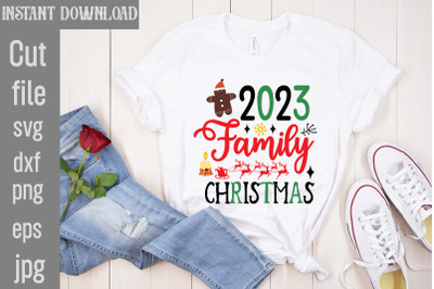 2023 Family Christmas SVG cut file&2C;Christmas SVG Design&2C; Christmas Tre