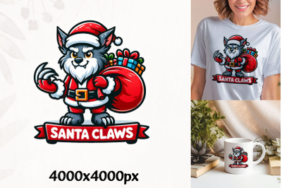 Santa Claws Iconic PNG