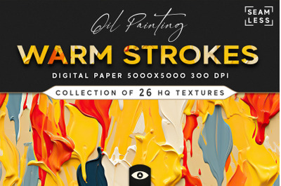 Oil Painting Warm Strokes Texture Pack