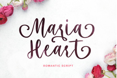 Maria Heart - Romantic Script