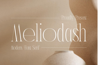 Meliodash Typeface