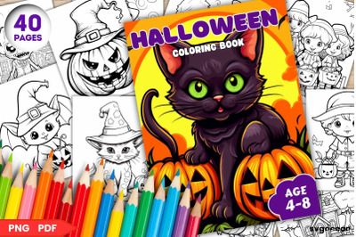 Halloween Coloring Book | Coloring pages for kids