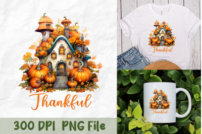 Enchanted Thanksgiving House PNG