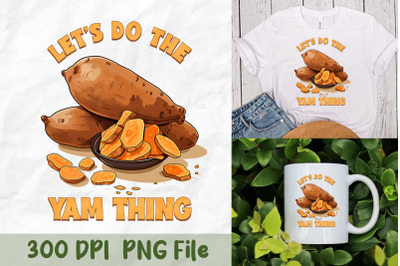 Yummy Yams Thanksgiving PNG