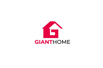 letter g home vector template logo design