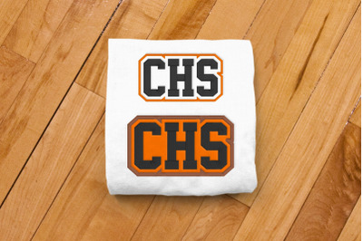 CHS High School Initials | Embroidery