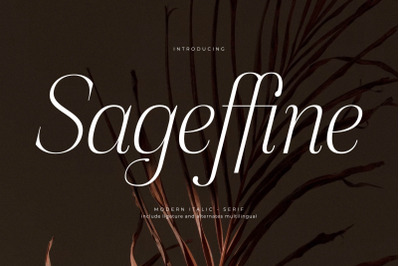 Sageffine Typeface