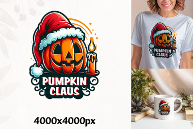 Pumpkin Claus Holiday Twist