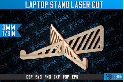 Laptop Stand Laser Cut | Stand SVG Design | CNC Files