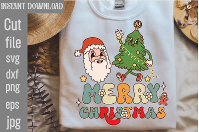 Merry Christmas&2C;Retro Christmas Sublimation Bundle Christmas Bundle&2C;Ho