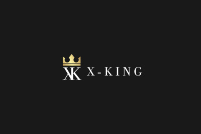 letter k king vector template logo design