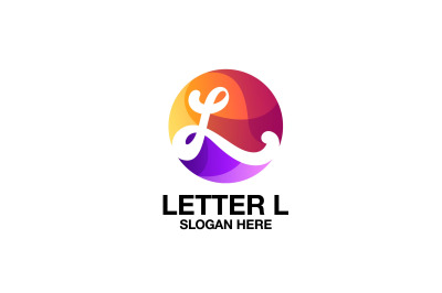 letter l vector template logo design