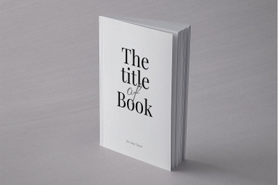 Book Mockups with Editable Content