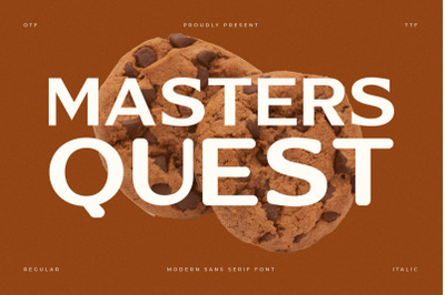 Masters Quest Typeface