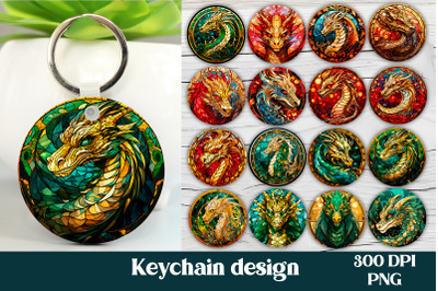 Fantasy china dragon keychain bundle | Animal keychain