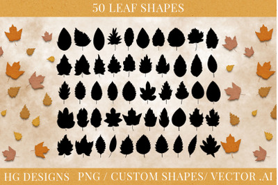 50 Leaf Shapes