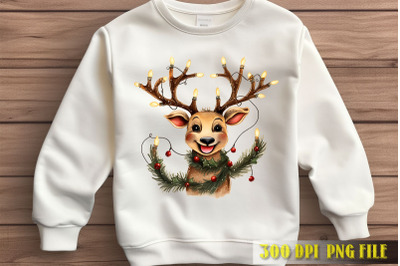 Cheerful Reindeer Festive Art