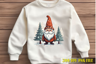 Santa Gnome Cozy Winter