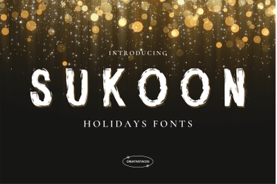 Sukoon Holiday Font