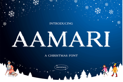 Aamari Christmas Font