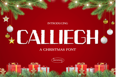 Calliegh Christmas Font
