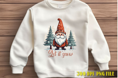 Let It Gnome Santa Charm