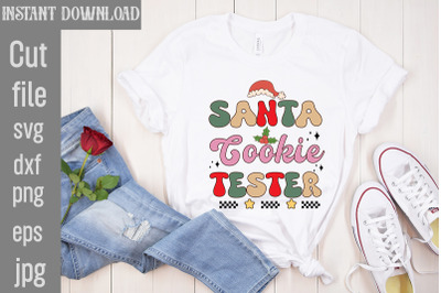 Santa Cookie Tester&2C;Retro Christmas Bundle&2C; Christmas Sublimation Bund