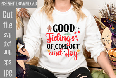 Good Tidings Of Comfort And Joy SVG cut file&2C;Christmas SVG Design&2C; Chr