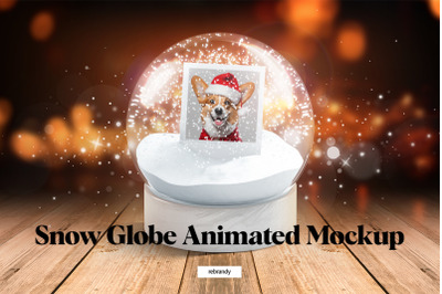 Snow Globe Animated Mockup