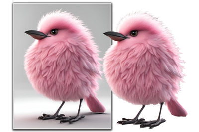 Pink bird