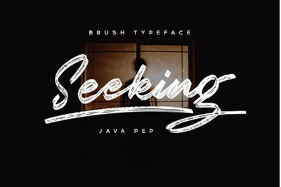 Seeking / Brush Font