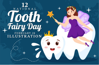 12 National Tooth Fairy Day Illustration