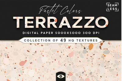 Pastel Colors Terrazzo Texture Pack