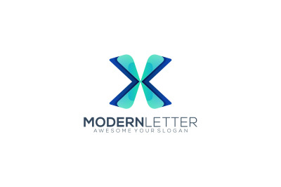 letter x logo vector template logo design