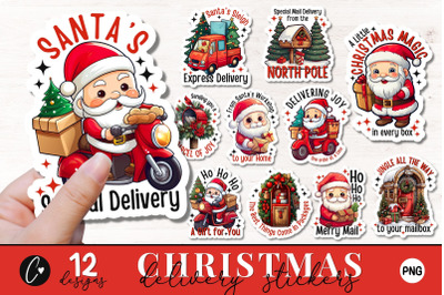 Christmas Delivery Sticker Bundle