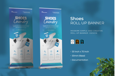 Shoes - Roll Up Banner