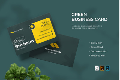Green - Business Card