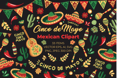 Mexican SVG Cinco De Mayo Clipart Sublimation PNG