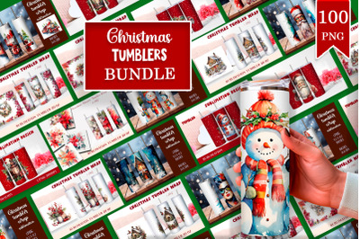 Christmas tumblers Wrap MEGA Bundles, Winter Characters