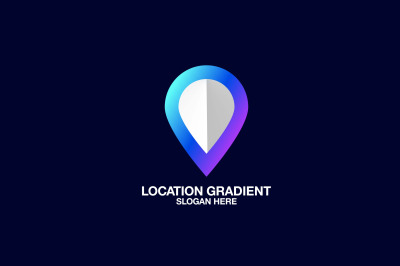 location pin vector template logo design