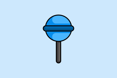 lollipop vector template logo design