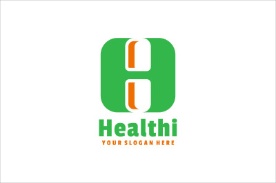 medicine pill vector template logo design