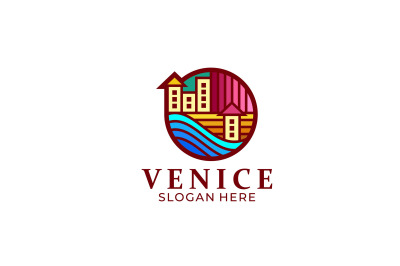 venice vector template logo design