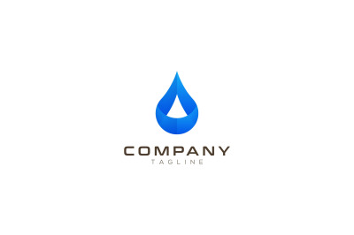 water drop logo vector template logo design